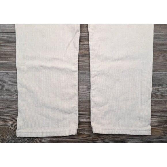 Lands' End Beige Corduroy Pants Men's 5 Pocket Stretch 36 x 31.5 Preppy - Picture 4 of 12